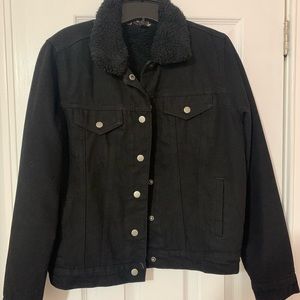 Sherpa collar jacket